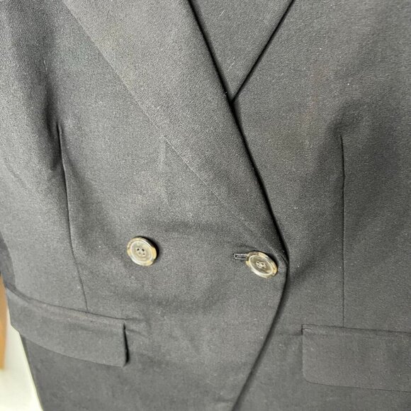 J.Crew $248 Petite Devon Blazer Bi-Stretch Cotton Blend Black Size P00 BP413 - Picture 4 of 9
